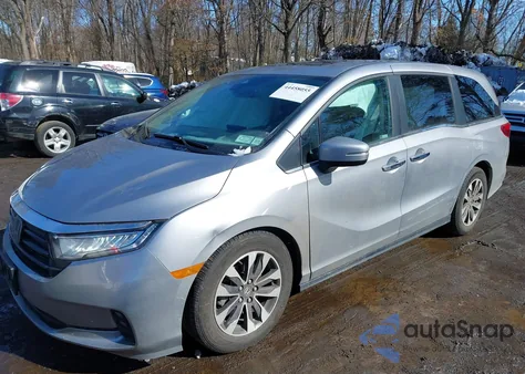 2022 Honda Odyssey Ex-L z USA, uszkodzony, nr VIN 5FNRL6H77NB030446